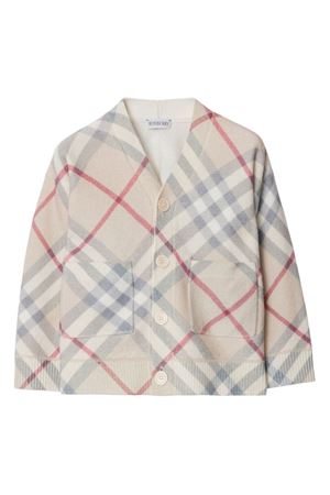 cardigan in lana beige BURBERRY KIDS | 8093145A2205